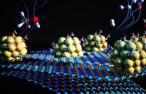 New nanomaterial helps obtain hydrogen from a liquid energy carrier, in a key step toward a stable and clean fuel source New nanomaterial helps obtain hydrogen from a liquid energy carrier in a key step toward a stable and clean fuel source