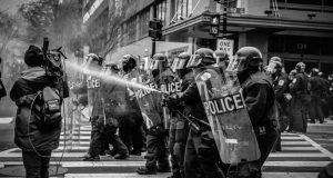 Seizing military weapons does not increase violent crime nor risk police safety