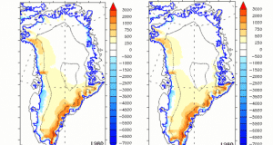 The melting of the Greenland ice sheet could lead to a sea level rise of 18 centimeters by 2100