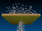 Ultra fast gas flows through tiniest holes in 2 D membranes