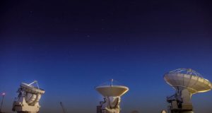 ALMA captures distant colliding galaxy dying out as it loses the ability to form stars