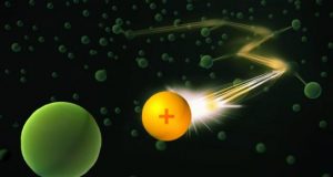 Researchers guide a single ion through a Bose Einstein condensate