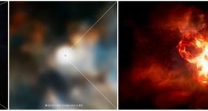 Hubble solves mystery of monster stars dimming