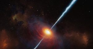 Most distant quasar with powerful radio jets discovered