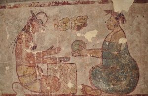 Mural shows earliest known record of salt being sold at a marketplace in the Maya region