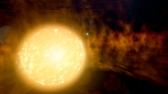Scientists sketch aged star system using over a century of observations