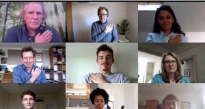 Hand signals improve video meeting success