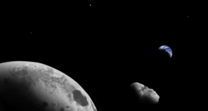 asteroid moon earth